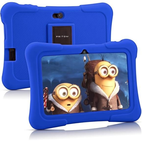 7 inch Kids Tablet Quad Core Android 10 32 GB ROM WiFiBluetooth Dual Camera